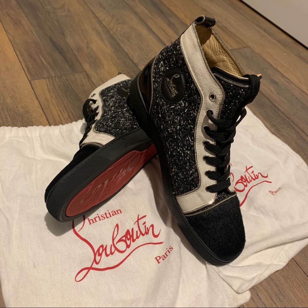 Christian Louboutin Men’s high top sneaker
